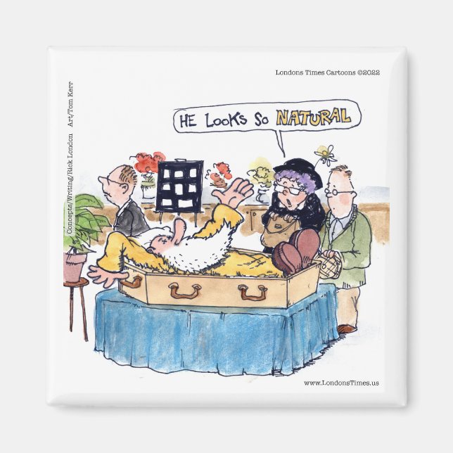 Imã Rick Londres Tão Funeral Natural Funerária Antiga  (Frente)