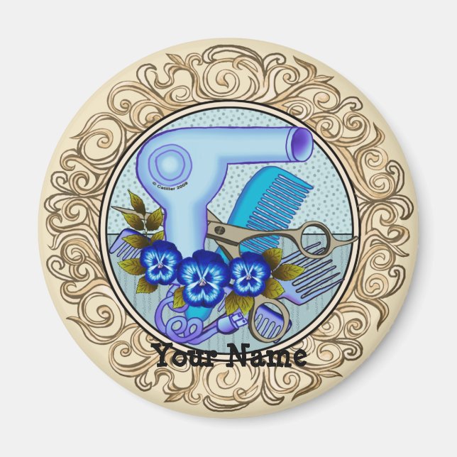 Imã Rico Blue Pansy Beauticista (Frente)