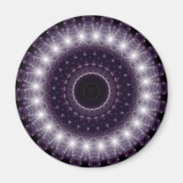 Imã Rico Delicar Lace redondo preto e branco