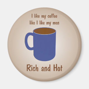 Imã Rico e quente! Café como homens magnatas engraçado