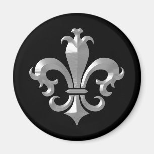 Imã Rico Fleur De LIs Santos de Bisel Silver Bevel Cl