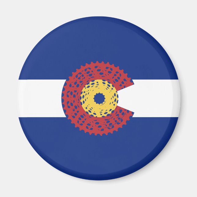 Imã Ride Colorado (Bicycle Cassette) (Frente)