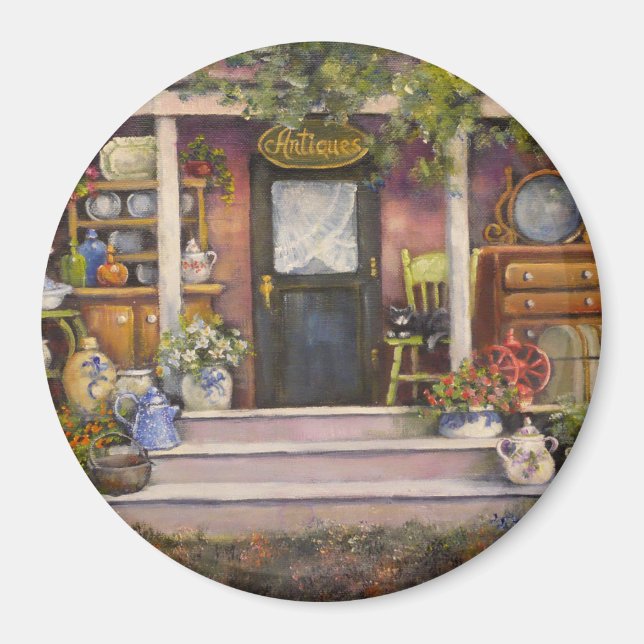 Imã Rideau Antiques Canadá - Magnet Russo Country (Frente)
