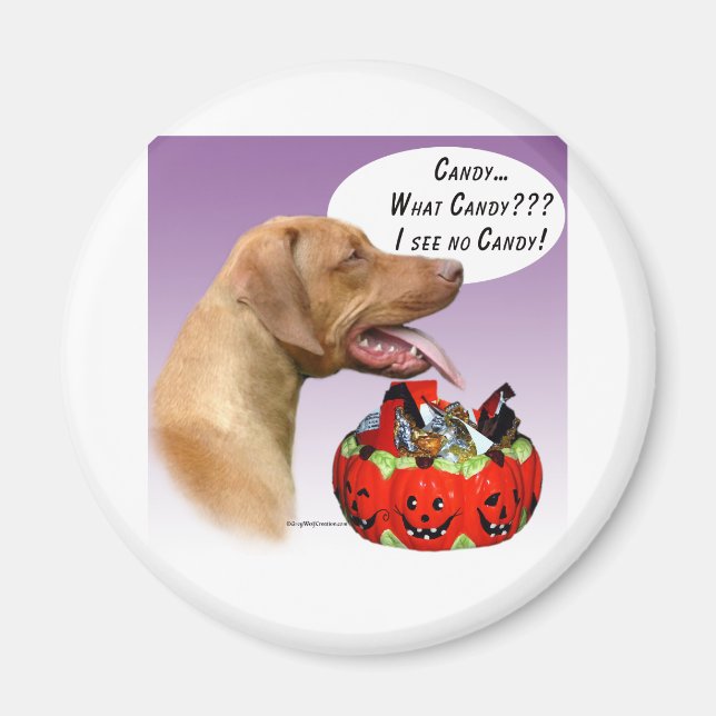 Imã Ridgeback Halloween Candy (Frente)