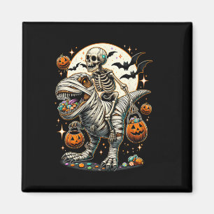 Imã Riding Mummy Dinosaur T Rex Kids Boys Halloween
