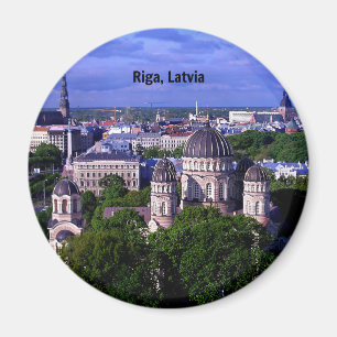 Imã Riga, paisagem urbana da Letónia