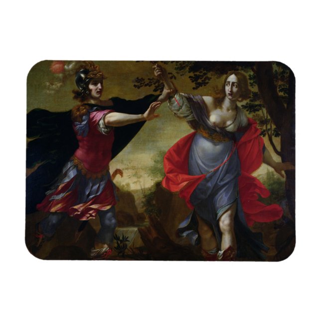 Ímã Rinaldo e Armida, c.1630-40 (óleo na canvas) (Horizontal)