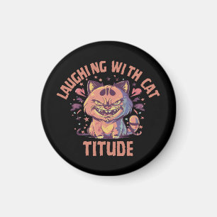 Imã Rindo com Cat-titude
