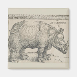 Imã Rinocerontes, Woodcut por Albrecht Durer