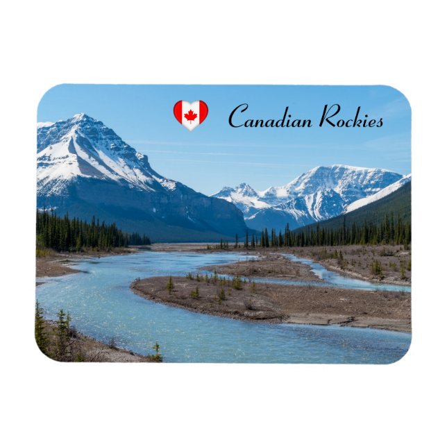 Ímã Rio ao longo da Icefields Parkway Highway 93 - Can (Horizontal)
