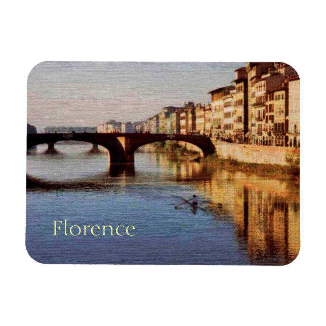 Ímã Rio Arno, Florença, Itália Magnet (Horizontal)