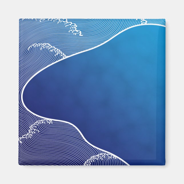 Imã rio azul (Frente)