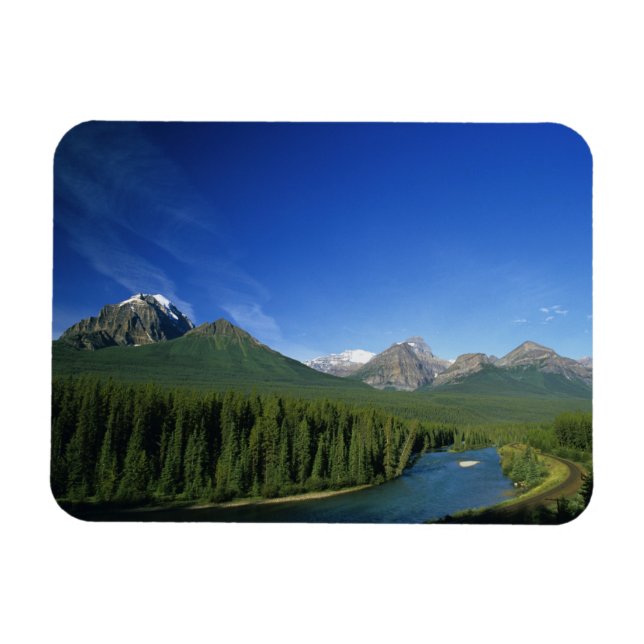 Ímã Rio Bow perto do Parque Nacional Banff em Alberta (Horizontal)