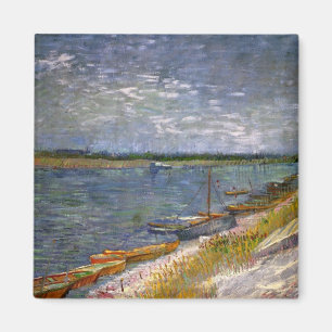 Imã Rio com Barcos a Remo por Vincent van Gogh