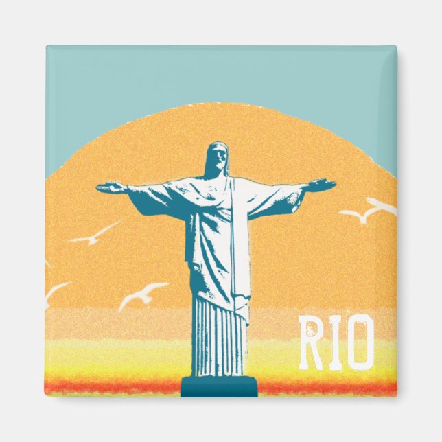 Imã Rio - Corcovado - Jesus Cristo o Redentor (Frente)