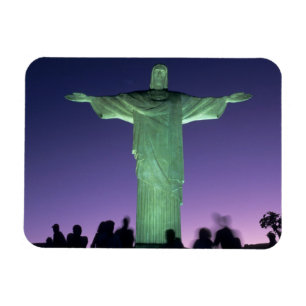 Ímã Rio de Janeiro, Brasil. a Estátua do Cristo em