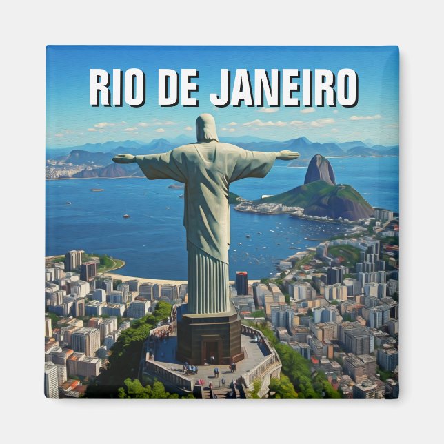 Imã Rio de Janeiro Cristo Redenador (Frente)