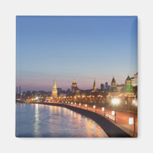 Imã Rio de Moscovo no crepúsculo