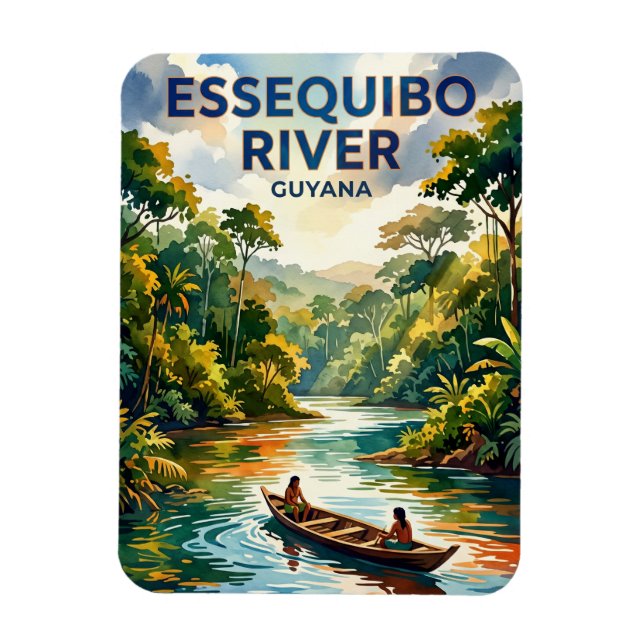 Ímã Rio Essequibo Guiana (Vertical)