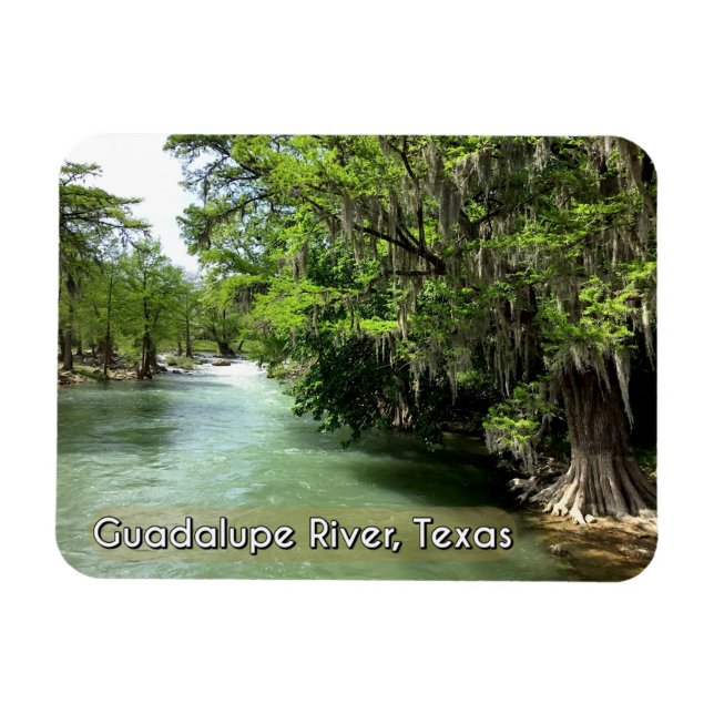 Ímã Rio Guadalupe em Gruene, Texas (Horizontal)