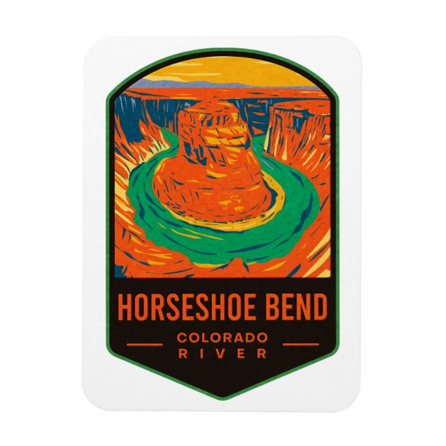 Ímã Rio Horsferes Bend Colorado (Vertical)