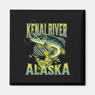Imã Rio Kenai Alasca Férias de Pesca Amante da Pesca