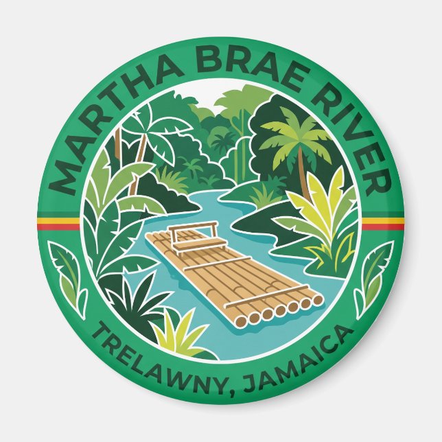 Imã Rio Martha Brae Jamaica (Frente)