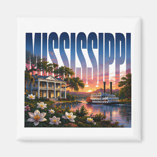 Imã Rio Mississippi Patrimônio Charme Sulista