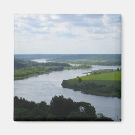 Imã Rio Nemunas em Vilkija, LITUÂNIA.