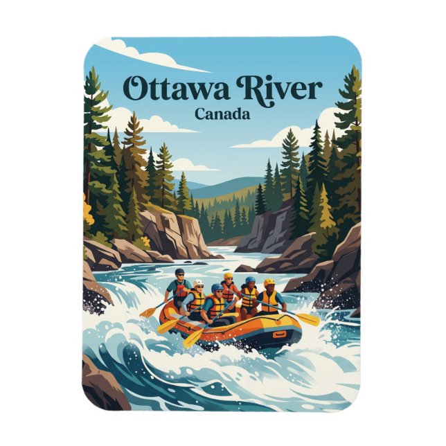 Ímã Rio Ottawa Canadá (Vertical)