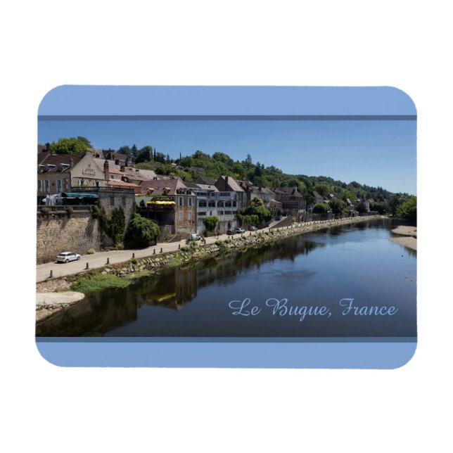 Ímã Rio Vezere Le Bugue, Dordogne, França (Horizontal)