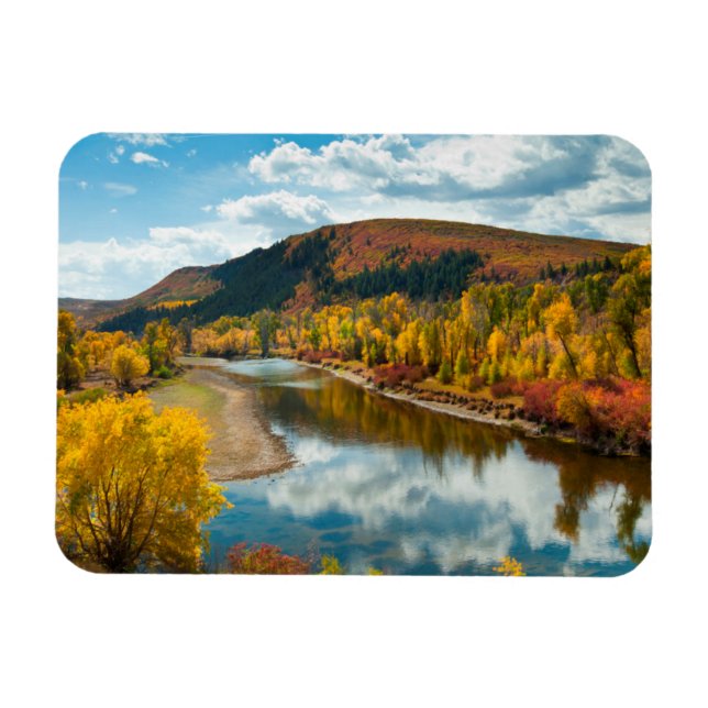 Ímã Rio Yampa no Outono (Horizontal)