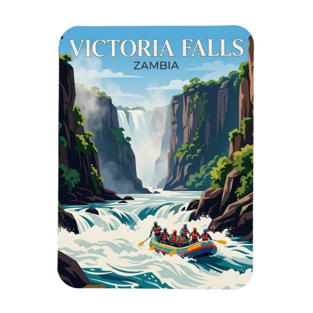 Ímã Rio Zambeze em Victoria Falls Zâmbia (Vertical)