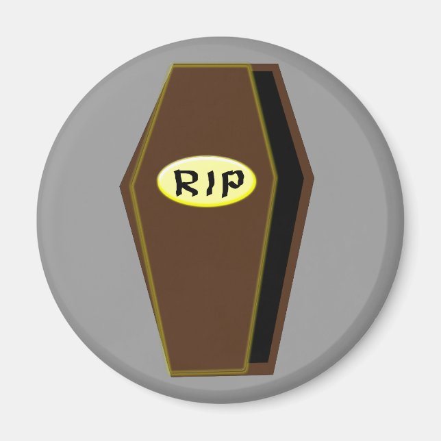 Imã RIP Coffin do Doom Magnet (Frente)