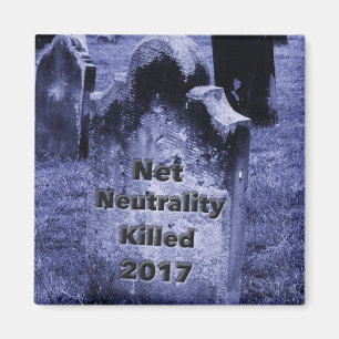 Imã RIP Neutralidade Net Gravestone
