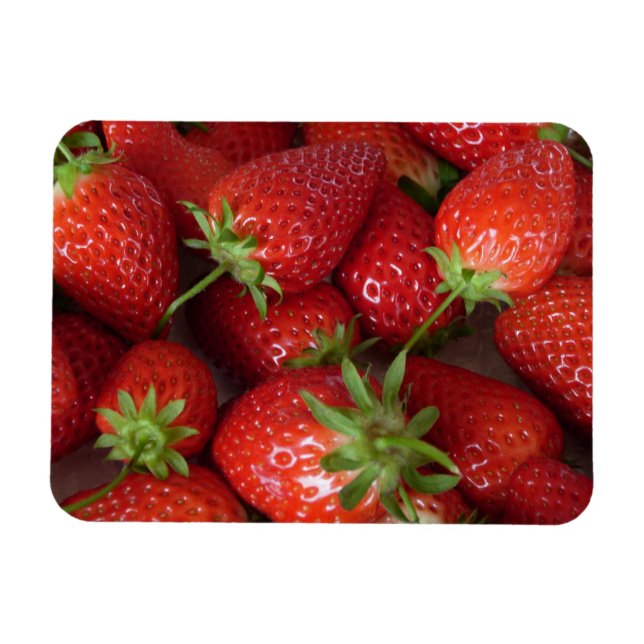 Ímã Ripe Strawberry (Horizontal)