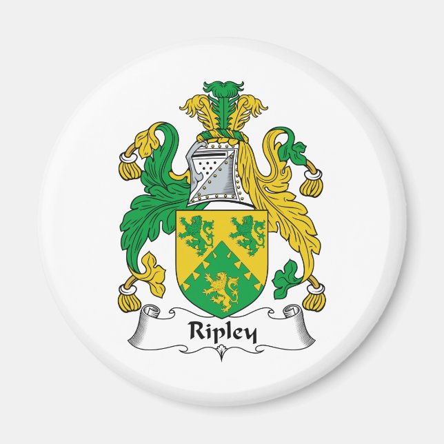 Imã Ripley Family Crest (Frente)