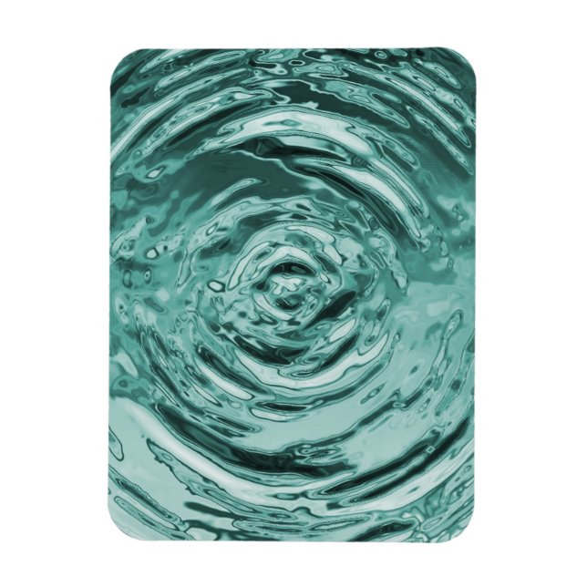 Ímã Ripple Teal (Vertical)