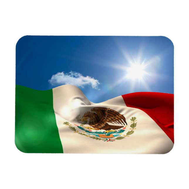 Ímã Rippling de Sinalizador do México Gerado Digitalme (Horizontal)