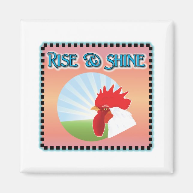 Imã Rise e Shine Rooster (Frente)
