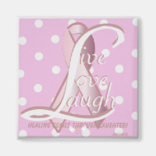 Imã Riso vivo Magnet-Cust. do amor da fita cor-de-rosa
