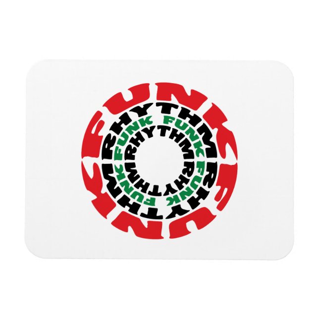 Ímã Ritmo Funk Funk Rhythm (Horizontal)