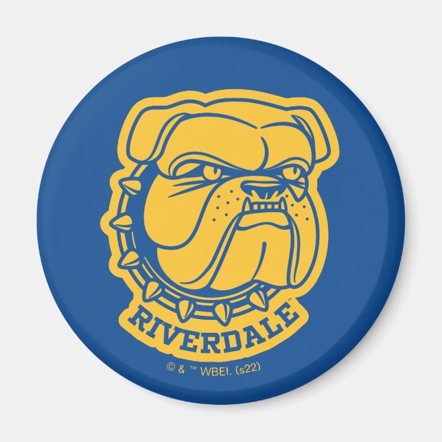 Imã Riverdale Bulldog Head (Frente)