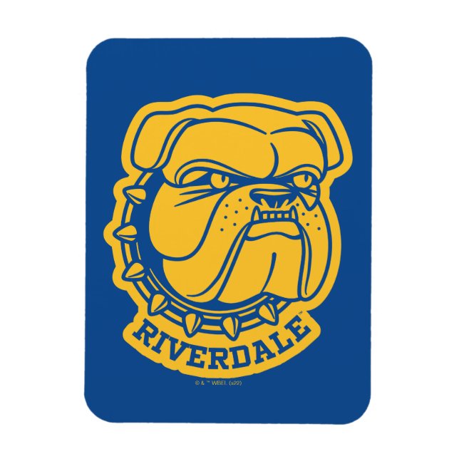 Ímã Riverdale Bulldog Head (Vertical)
