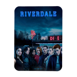 Ímã Riverdale Outside Pop Diner Poster