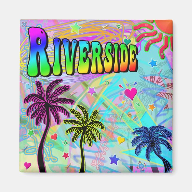 Imã Riverside Vivid Romance Magnet (Frente)