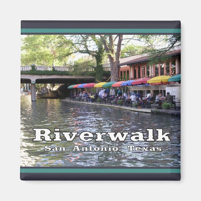 Imã Riverwalk, San Antonio, TEXAS (Frente)