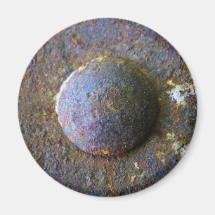 Imã Rivet Industrial de Aço Rusty