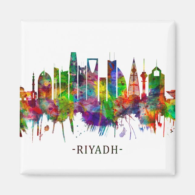 Imã Riyadh Arábia Saudita Skyline (Frente)