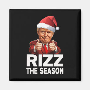 Imã Rizz A Época Natal Engraçado Papais noeis De Trump